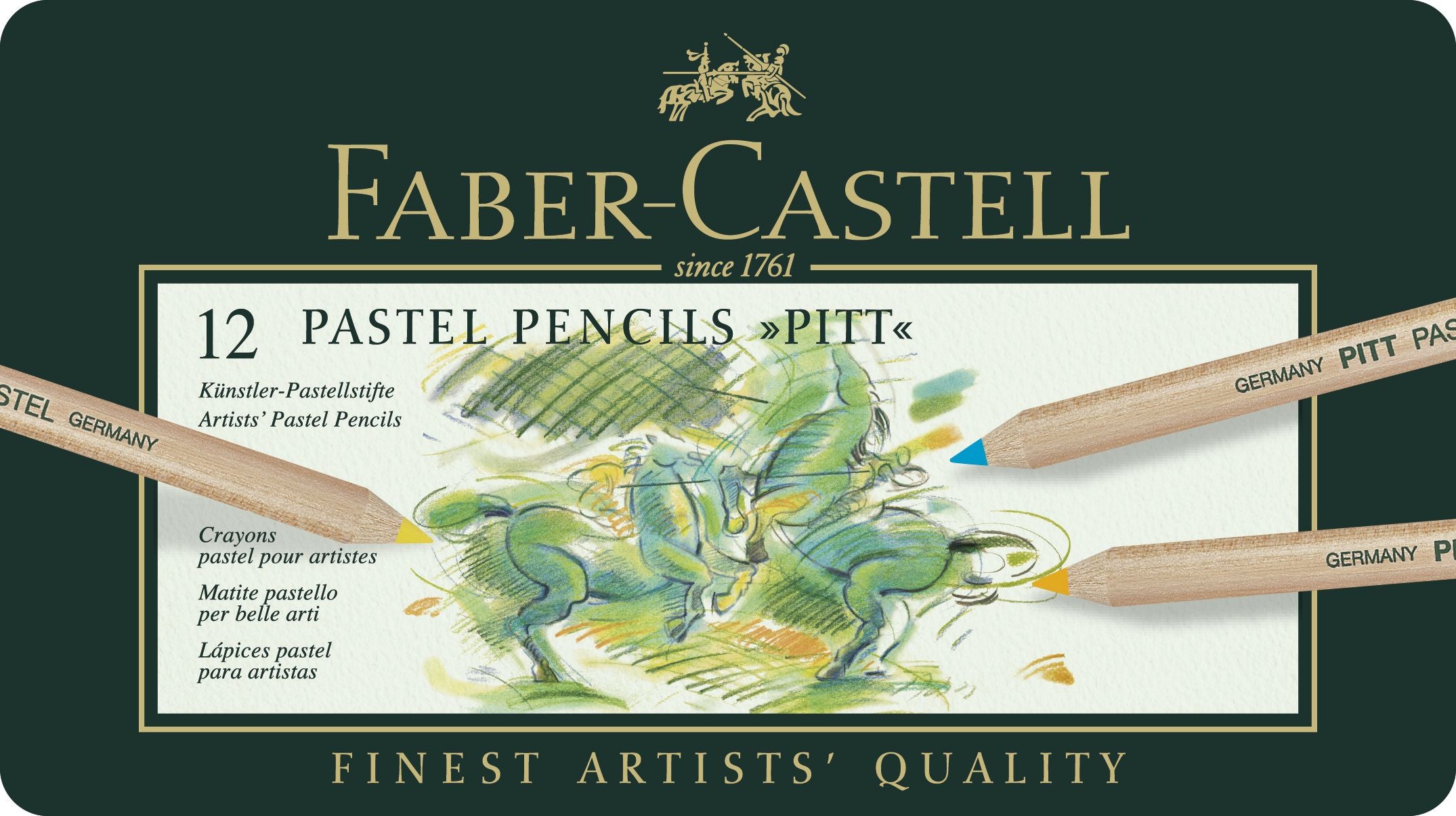 CREIOANE PASTEL PITT 12 CULORI FABER-CASTELL CREIOANE PASTEL PITT 12 CULORI FABER-CASTELL
